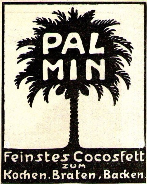 Kokosfett Palmin Werbung