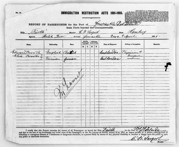 Edward Brooks, Elsie Brooks