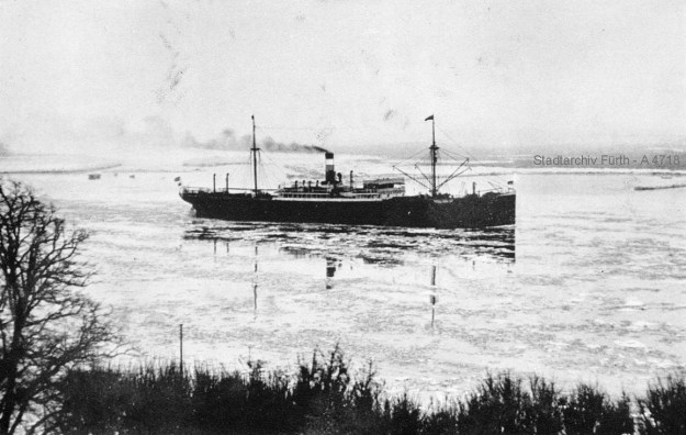 German-Australian Liner "Hagen", sister vessel of the steamer Fürth