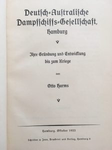 German-Australian Steam Ship Company, Foundation and Development until WW1