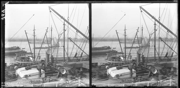 Anwerp, port, stereophoto