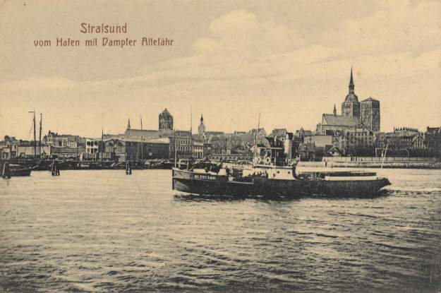 Stralsund port, about 1900