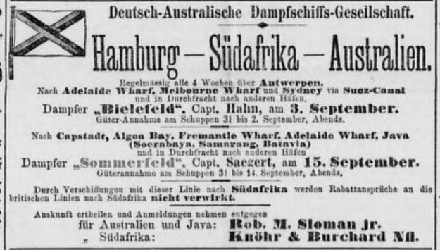 C. B. Saegert, master