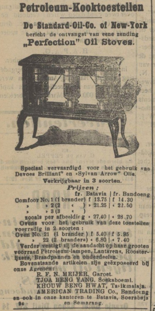 Standard Oil, Oil Stoves