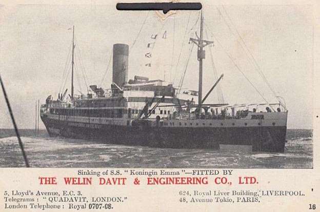 Koningin Emma sinking