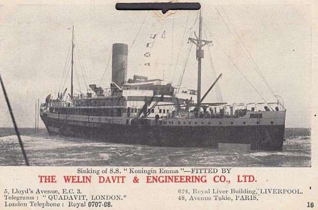 Koningin Emma sinking