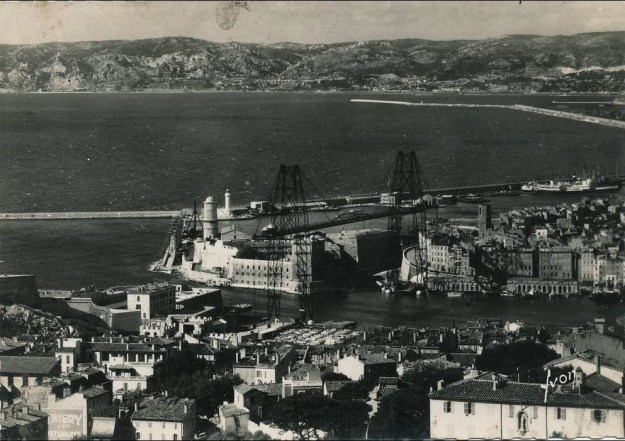 Marseille, port et pont transbordeur