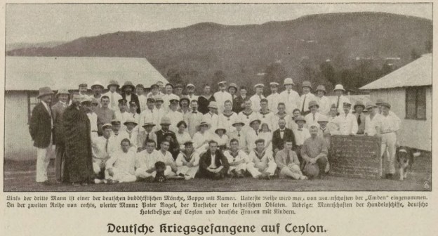 Die Woche, Deutsche Kriegsgefangene auf Ceylon