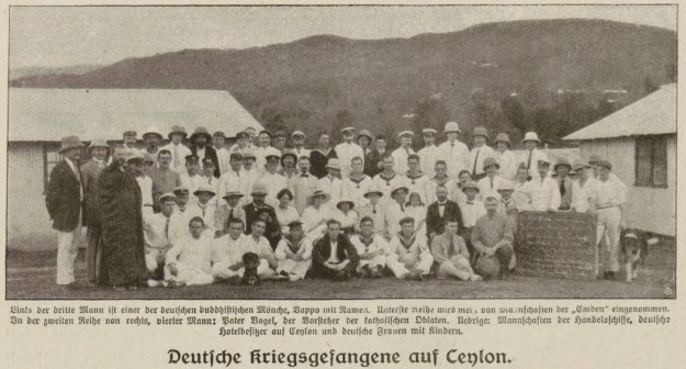 Die Woche, Deutsche Kriegsgefangene auf Ceylon