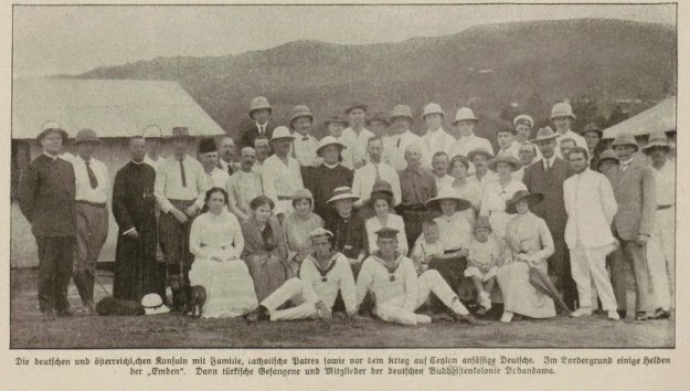 german prisoners, ceylon, 1914