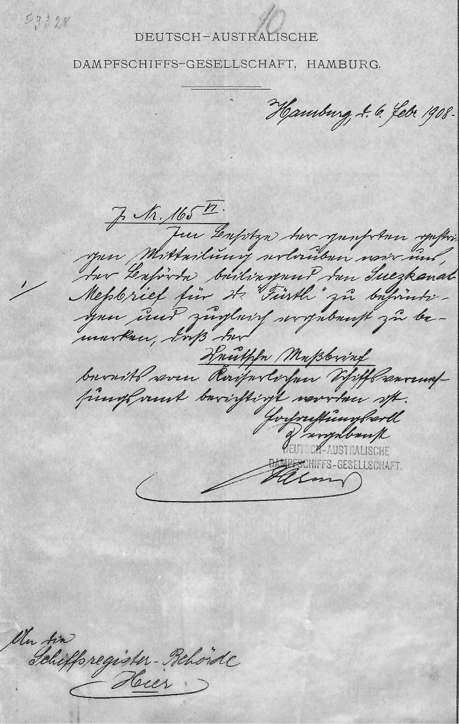 Deutsch-Australische Dampfschiffs-Gesellschaft Hamburg