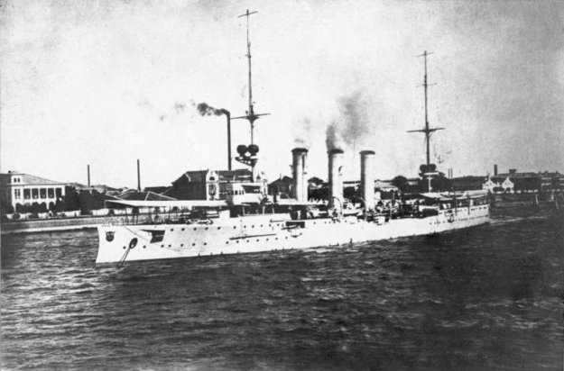 SMS Emden, Tsingtau, China, 1914