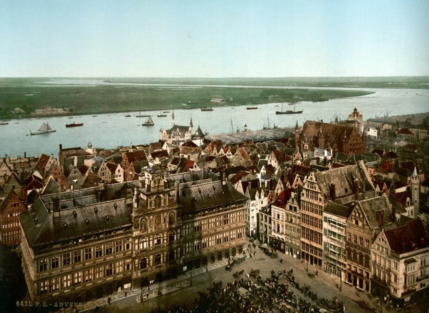 Antwerp Anvers 1900 Schelde Escaut