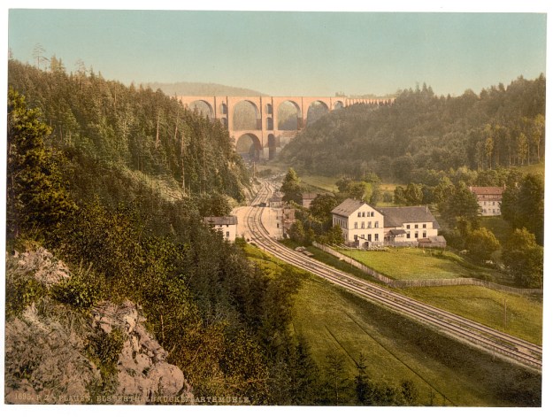Estertalbrücke und Barthmühle bei Plauen