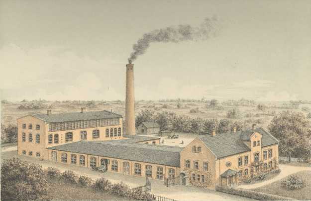 Gerberei M. Hertz, Kopenhagen, ca. 1888