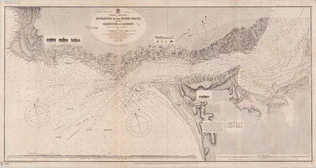 Portugal, Entrance of the river Tagus, 1871