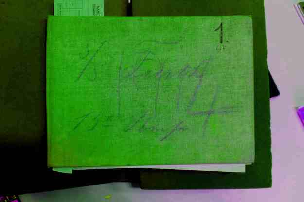 cover logbook Furth 1914