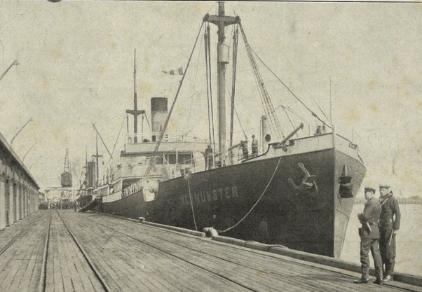 Neumunster, German-Australian Line, August 1914