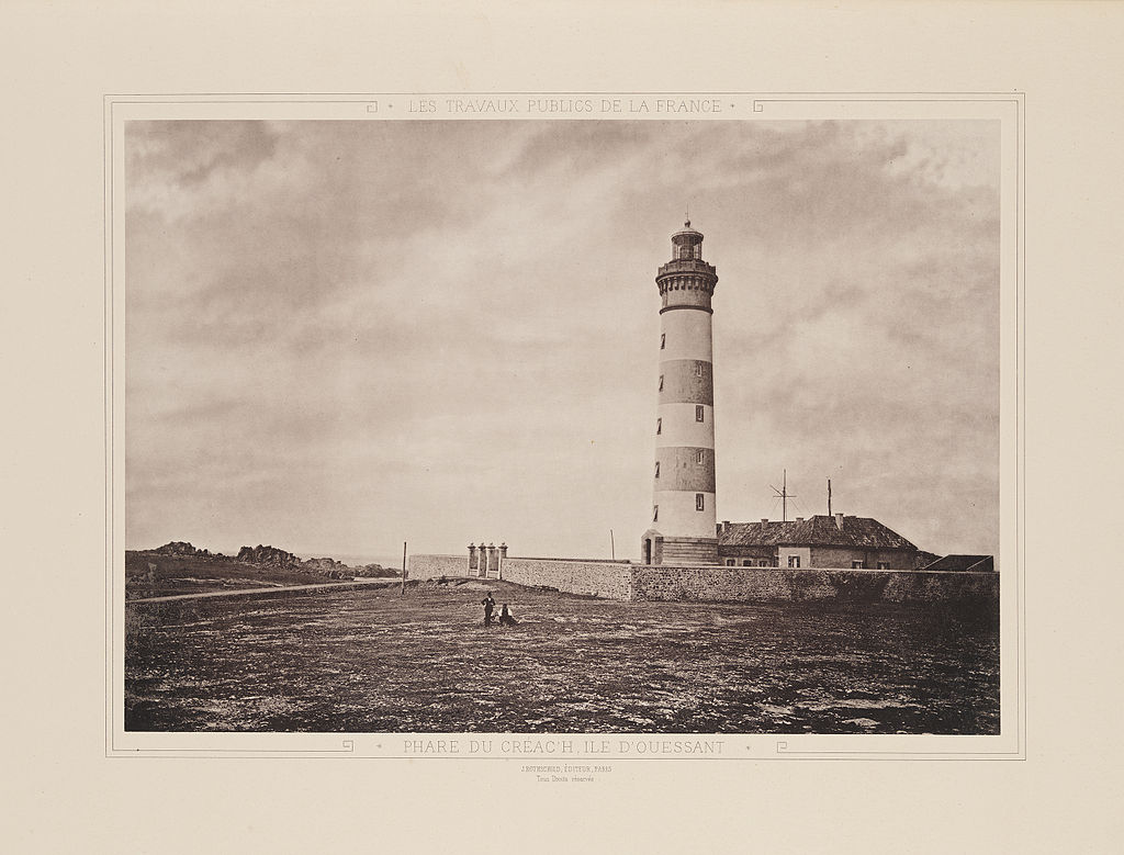Ushant, creach lighthouse 1883
