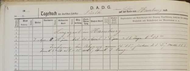logbook Furth, 1914