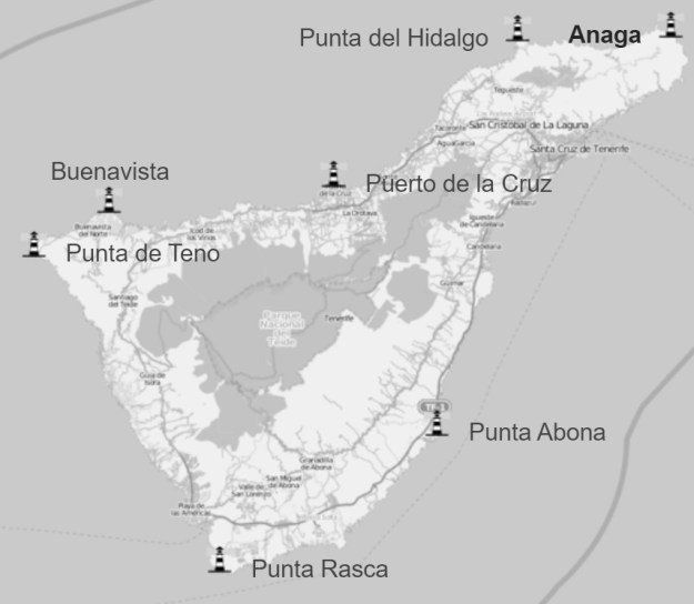 Teneriffa Lighthouses