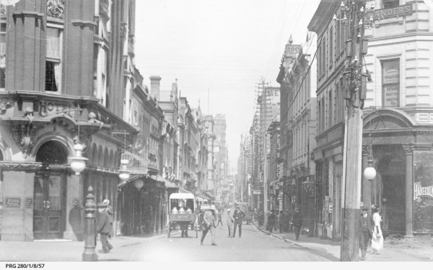 Little Collins Street, Melbourne 1915