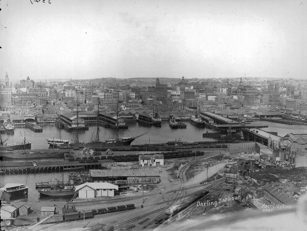 Darling Harbour, Pyrmont, about 1900