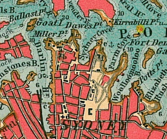 sydney map 1910