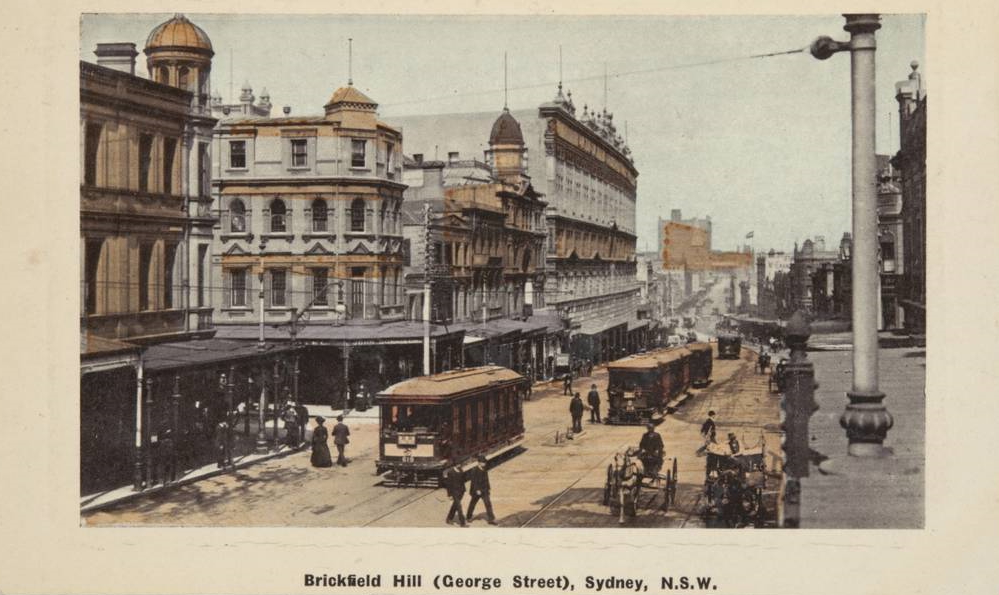 Brickfiel Hill, Sydney 1910