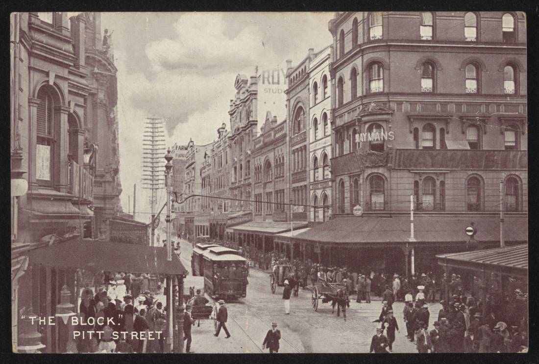 Sydney 1917, Pitt Street