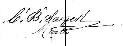 Saegert, Master, Steam ship Fürth 1907