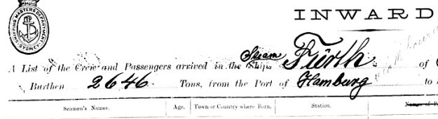 crew list Fürth October 1907
