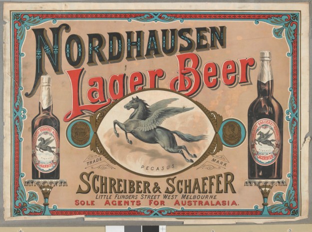 Nordhausen Lager Bier, Wiegand und Röer, 1900