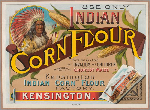 cornflour, advertising, about 1890