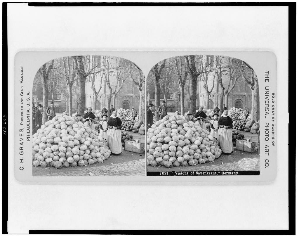 Sauerkraut, Markt ,1900