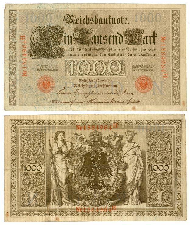 1000 Mark Banknote 1909