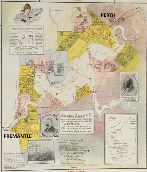 Perth map 1900