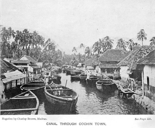 Canal in Cochin 1913