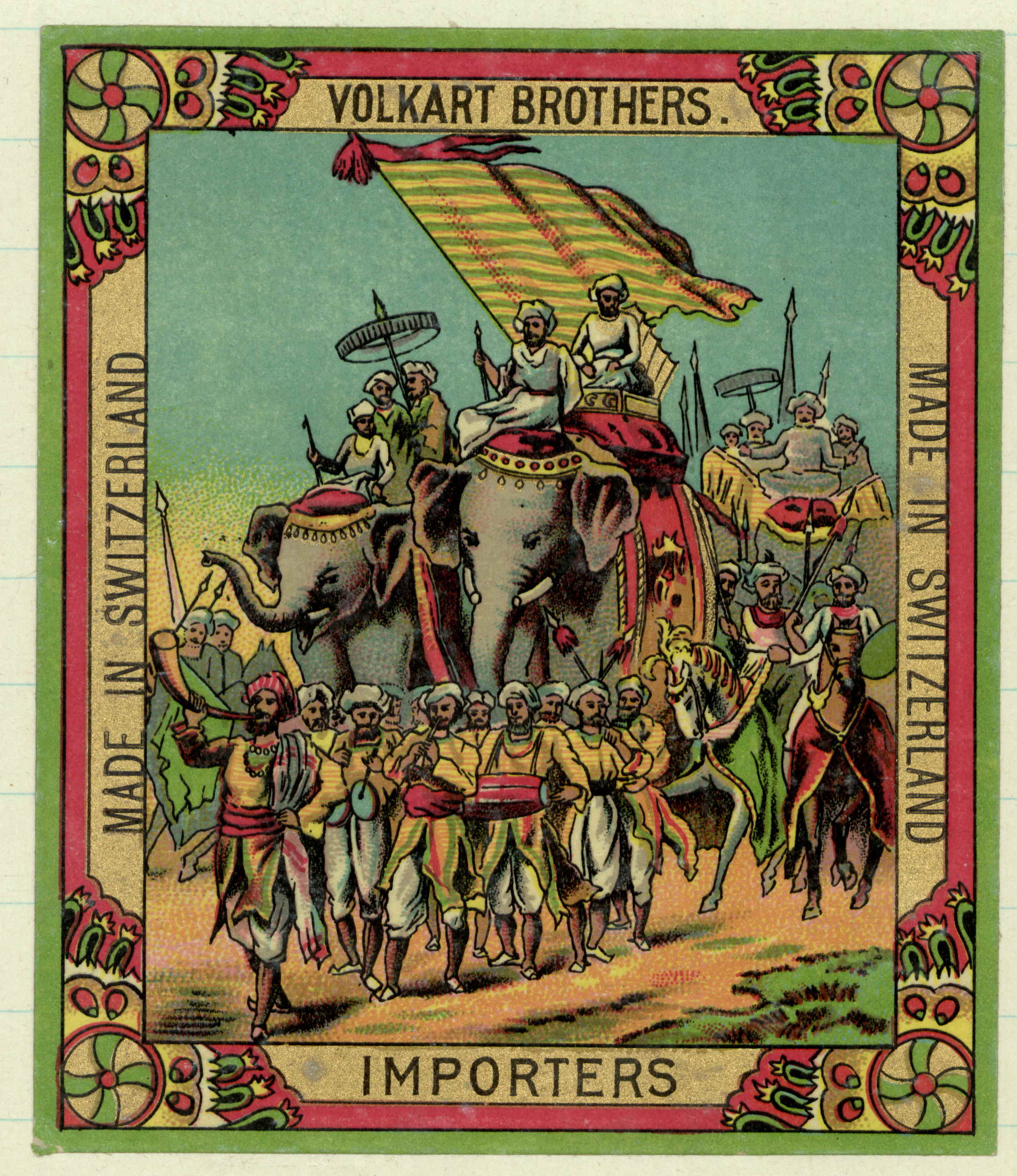 Volkart Brothers, label