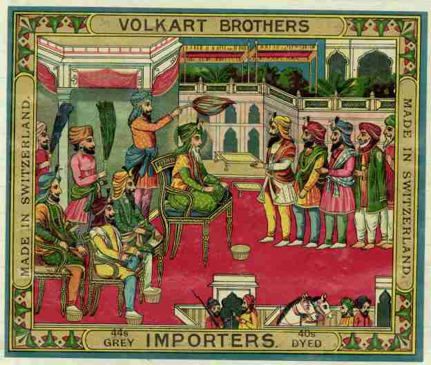 Volkart Brothers Label Yarn