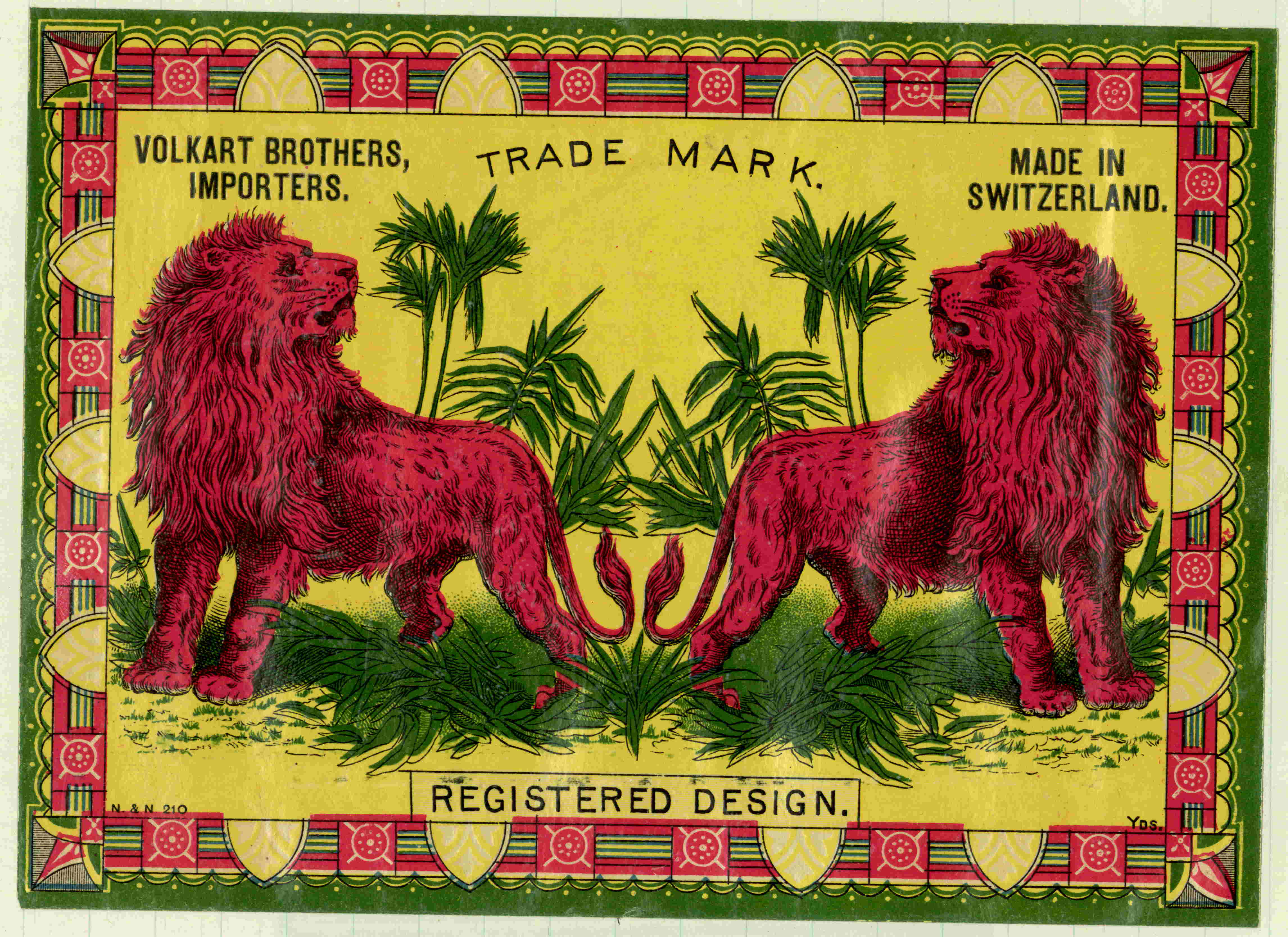 Volkart Brothers label