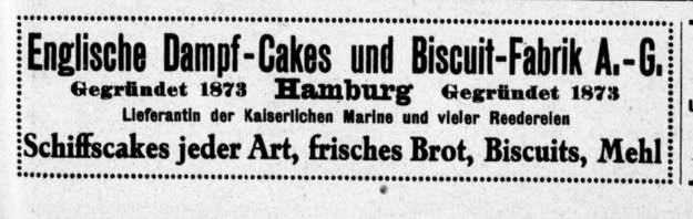 Schiffsproviant 1914