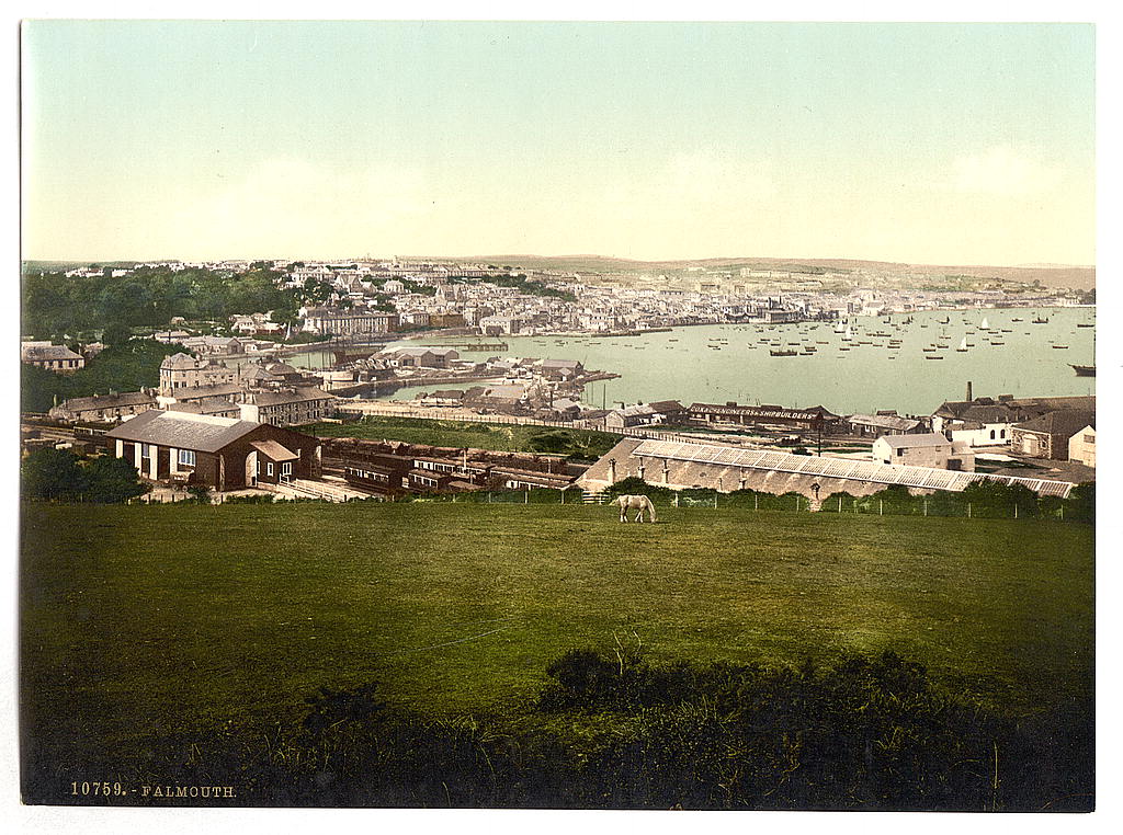 Falmouth, Cornwall, about 1890