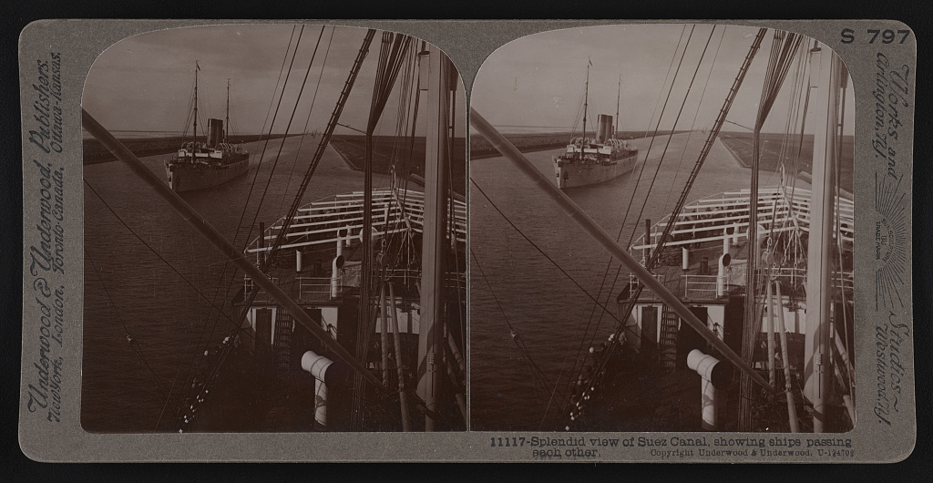Suez canal about 1913