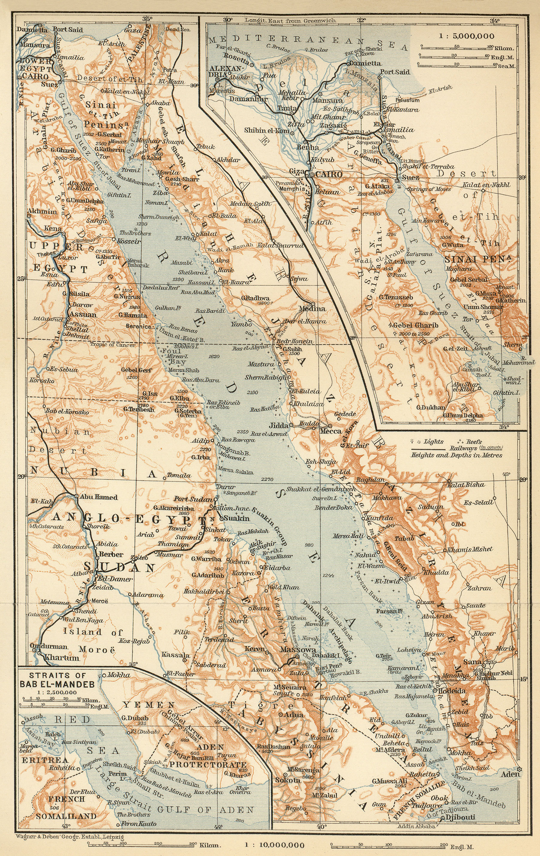 red sea baedeker 1914