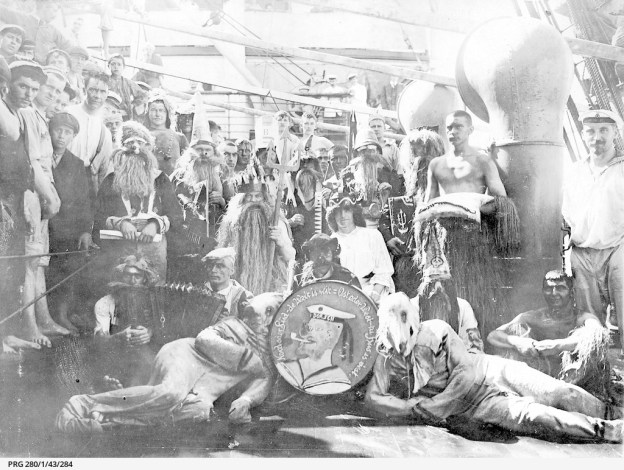 line ceremony 1905, NDL ship Zieten