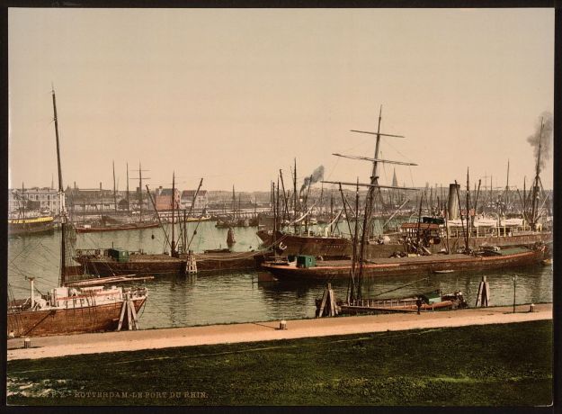 Rheinhafen Rotterdam 1900