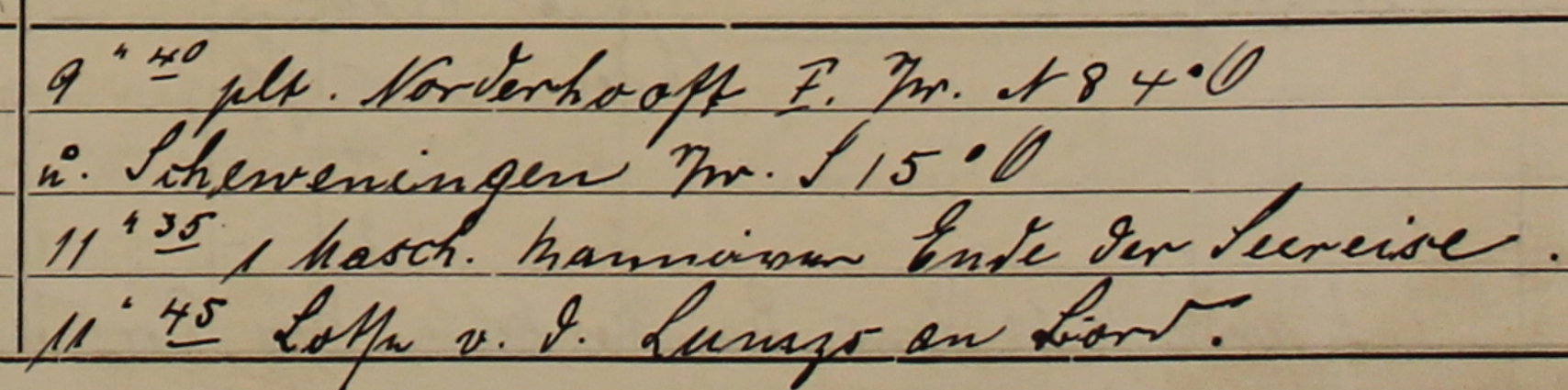 Logbuch Neumünster 1914