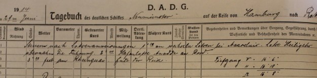 Logbuch Neumünster 1914