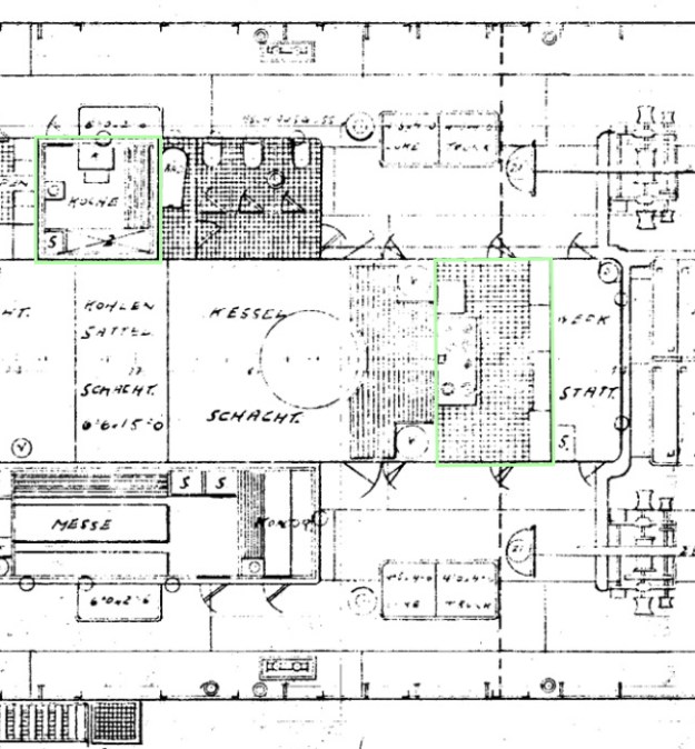 Kombüse Dampfschiff Fürth